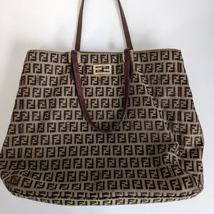 Fendi MINI tote small size monogram Top Handles tote 10x12